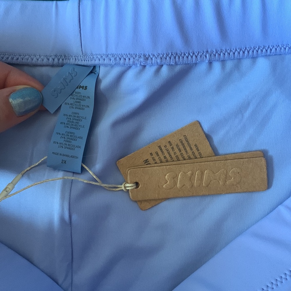 NEW SKIMS Blue Mid Waist Short (Swimming)